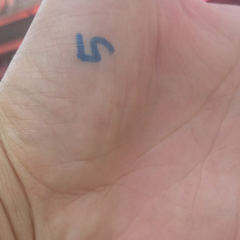 初回は五番目でした！