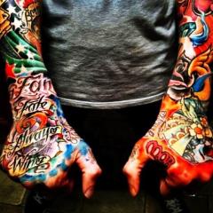 タトゥー入れてる人。入れたい人話そうかw