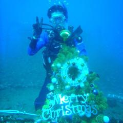 ダイビングしてる人！