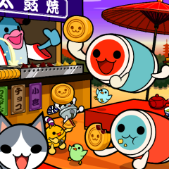 太鼓の達人をやっている人