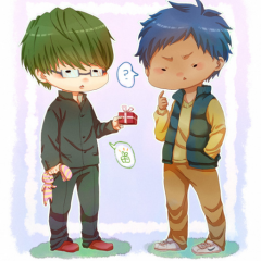 緑間と青峰のトーク