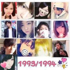 1993年4月～1994年3月のみんな集合♡