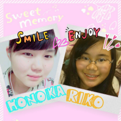 理子＆ほののトーク(*´∀｀)