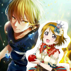 黒バスの涼太とラブライブの花陽のトーク♪