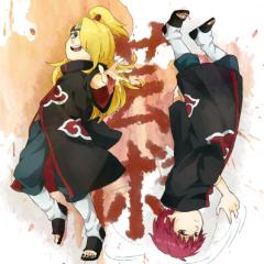 デイダラとサソリの芸術コンビ