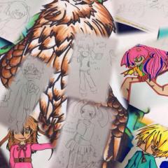 いっしょにお絵かきして遊びましょ( ´ ▽ ` )ﾉ