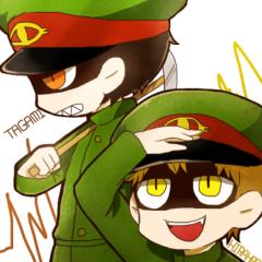 田噛と平腹の部屋