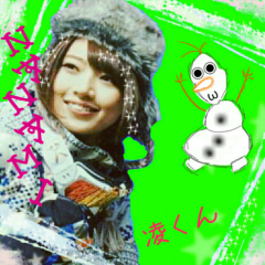 オラフになった凌くん⛄