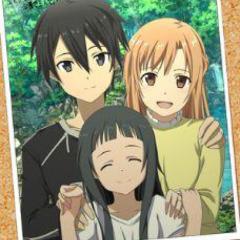 キリトとアスナとユイのトーク