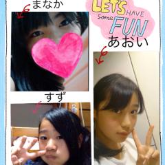 仲良し３人のトーク(*´▽｀)