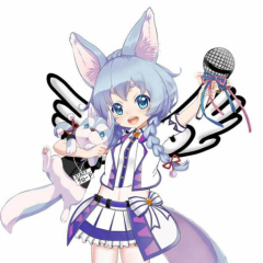 白猫してる人ー