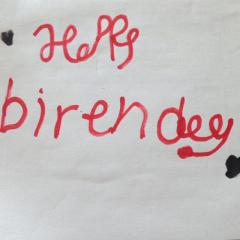 誕生日の時に、祝ってあげる！！