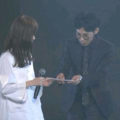 HKT48劇場のウェルカムボード