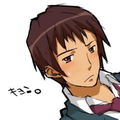 憂鬱なキョン。