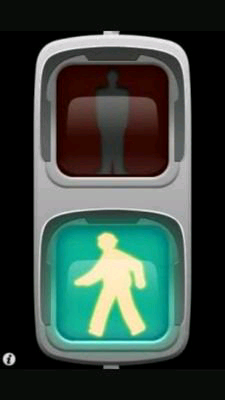 信号機の中の人