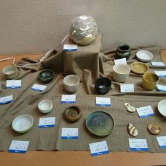 陶芸・切り絵ガラスアートの展示会