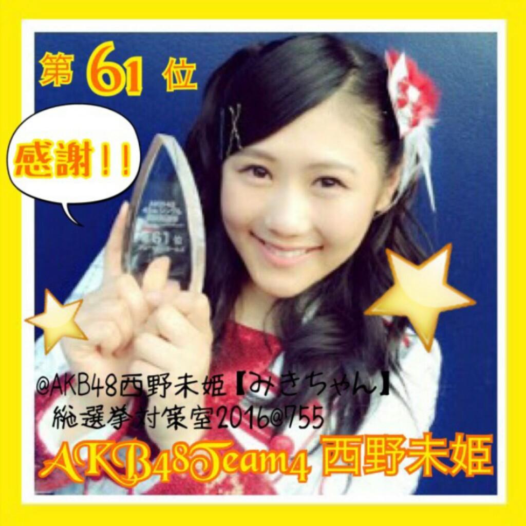 元AKB48西野未姫【みきちゃん】応援隊