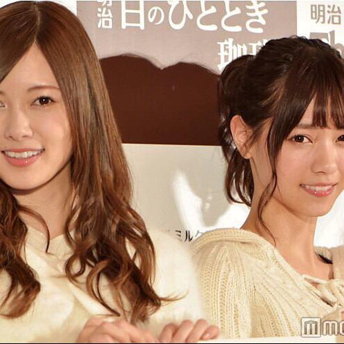 乃木坂46♡西野七瀬＆白石麻衣♡大好き♡