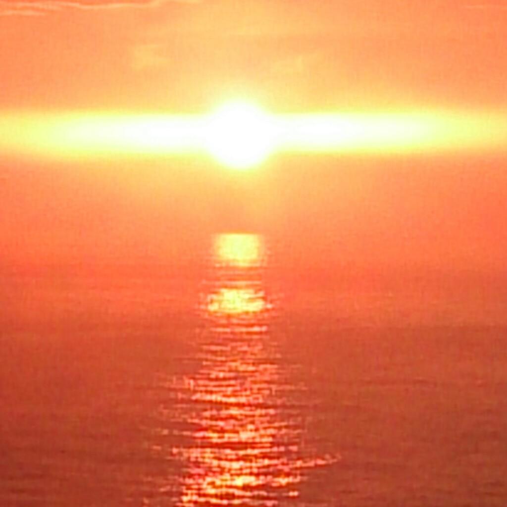 夕日