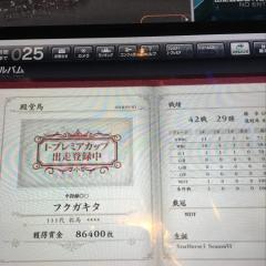 今シーズンの成績