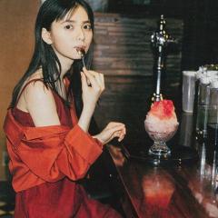 塩アイスが乗ったプリン