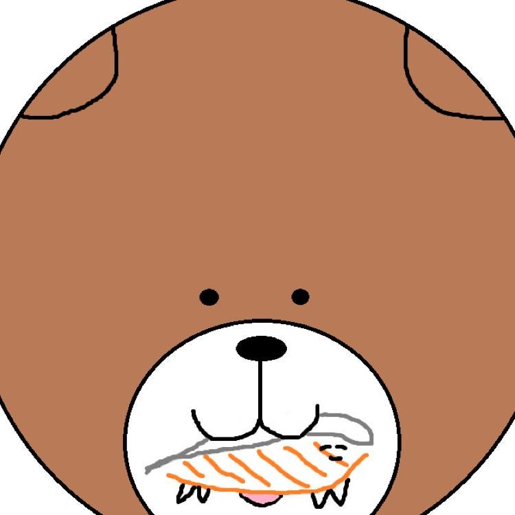 木彫りのシャケ