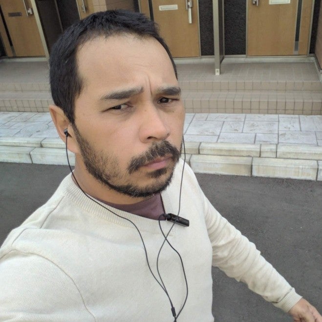 日本に住んでいる外国人。