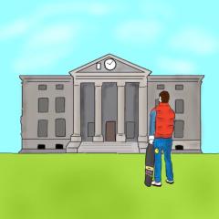 ヒルバレーの時計台