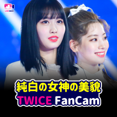 純白の女神の美貌 TWICE FanCam