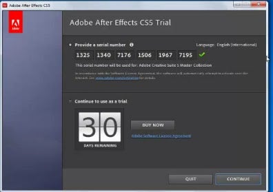 download adobe after effect cs6 serial key