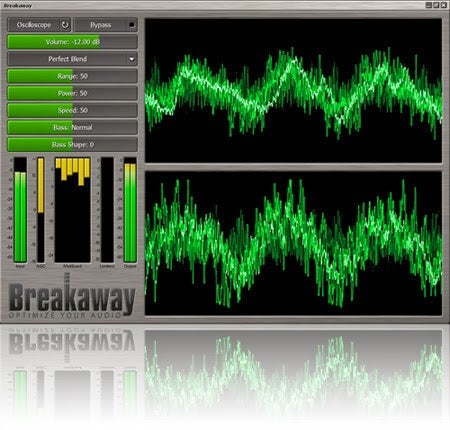 breakaway audio enhancer settings