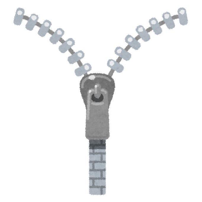 冷たいチャック