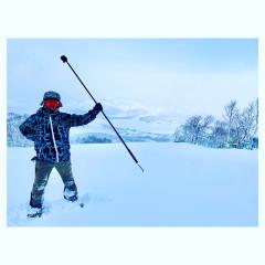 北海道・道南　スノーボード追い撮り　