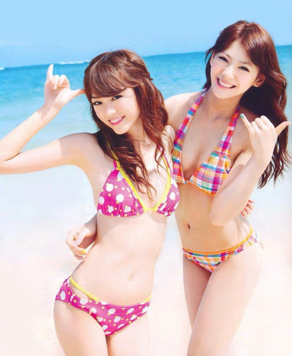 大政絢 水着 桐谷美玲と大政絢 | 755