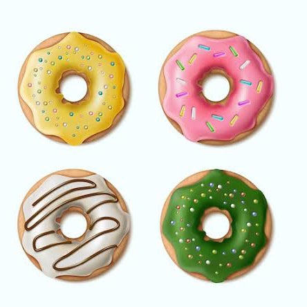 かじられたドーナツ