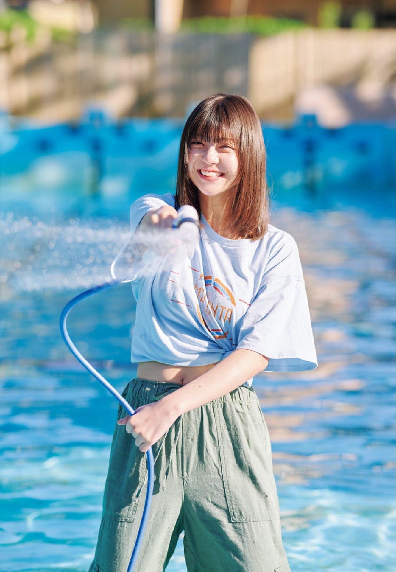 乃木坂46 富里奈央　Actually... 発売記念スペシャルプレゼント 乃木坂46 冨里奈央 会場限定 Actually 生写真 3種コンプ 検